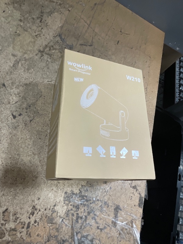 Photo 1 of [Built-in Apps & 2026 Upgraded] Mini Projector with WiFi 6 and Bluetooth 5.4 Support 4K 1080P Auto Keystone 180° Rotatable Projector Portable Compatibile with HDMI/TV Stick/Memory Stick/Laptop