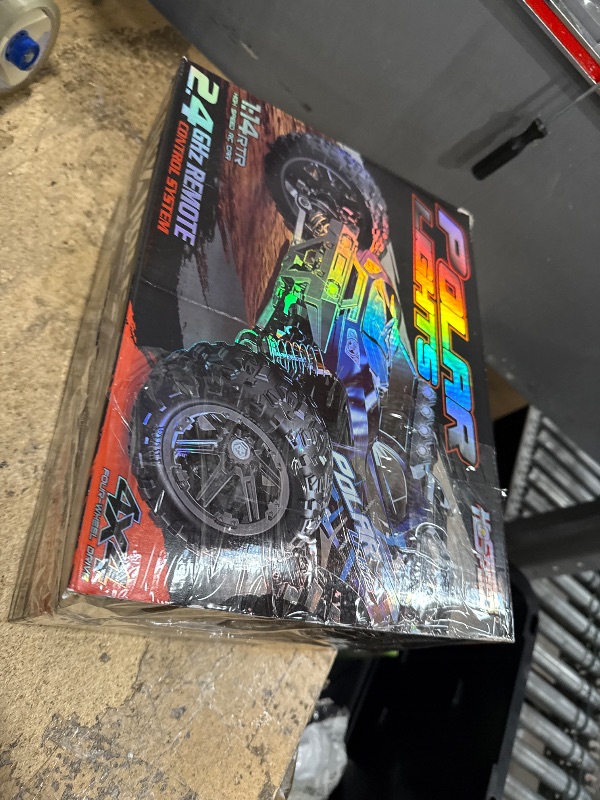 Photo 1 of 1:14 Remote Control Car, Camera Alloy Off Road RC Truck 4WD High Speed Fast Racing Electric Hobby Toy Off Road 2.4Ghz All Terrain Monster Vehicle Truck for Boys Kids Xmas Birthday Gift14+