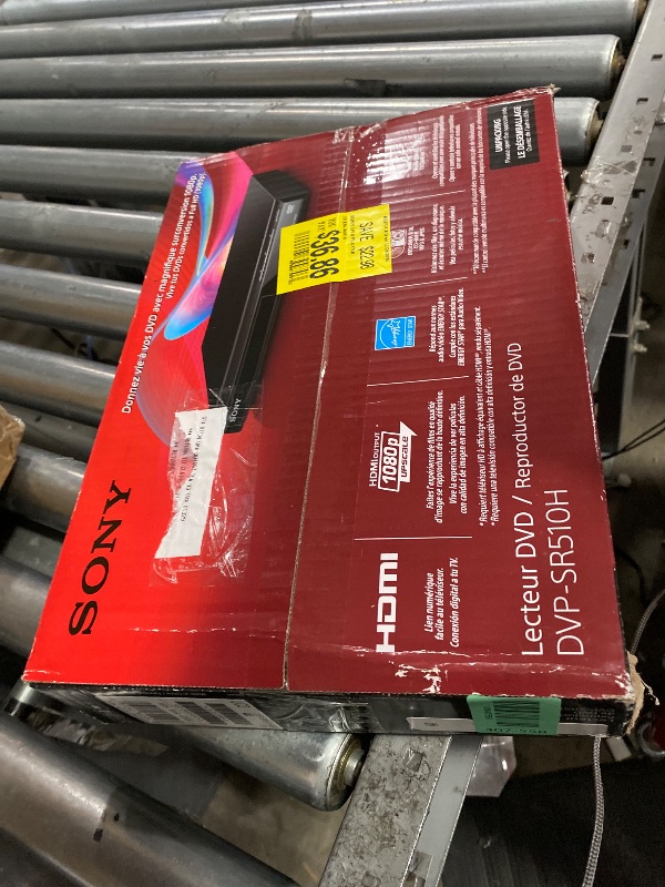 Photo 1 of **************MISSING REMOTE***************
Sony DVPSR510H DVD Player, with HDMI port (Upscaling)