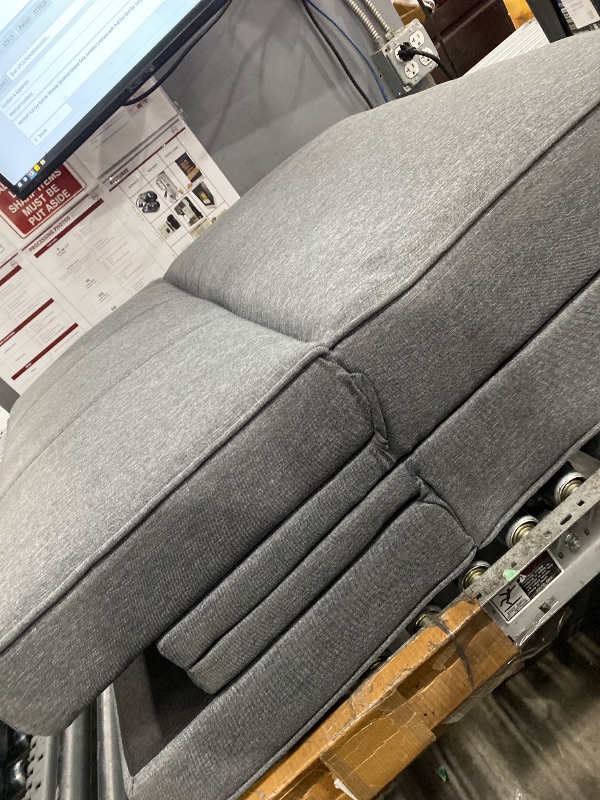 Photo 1 of *** PARTIAL SET *** HONBAY Pull Out Bed for Modular Sectional Sleeper Sofa, Armless Loveseat with Pull Out Bed for Sectional Couch, Dark Grey