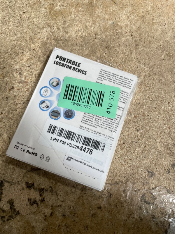 Photo 1 of [Apple MFi Certified] LBPRT Air-Tag Card Rechargeable Wallet Tracker Thin 1.6mm, Item Finder Work with Apple Find My APP (iOS Only, Android not Supported) Smart Locator for Luggage Suitcase, Purse,Bag