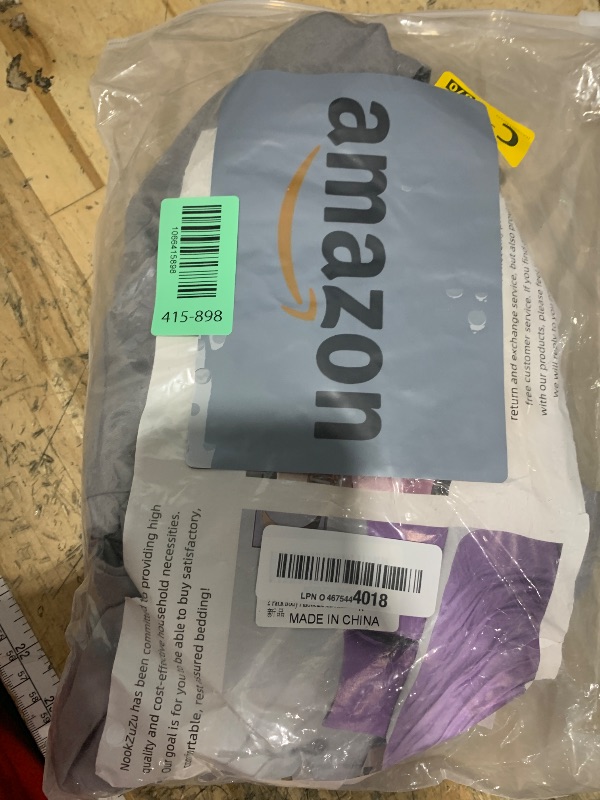 Photo 1 of 2 Pack Body Pillowcase 20 x 48 Inches Soft Comfortable Not Shrink Microfiber Body Pillow Cover, Dark Gray Body Pillow Cover with Hidden Zipper Closure