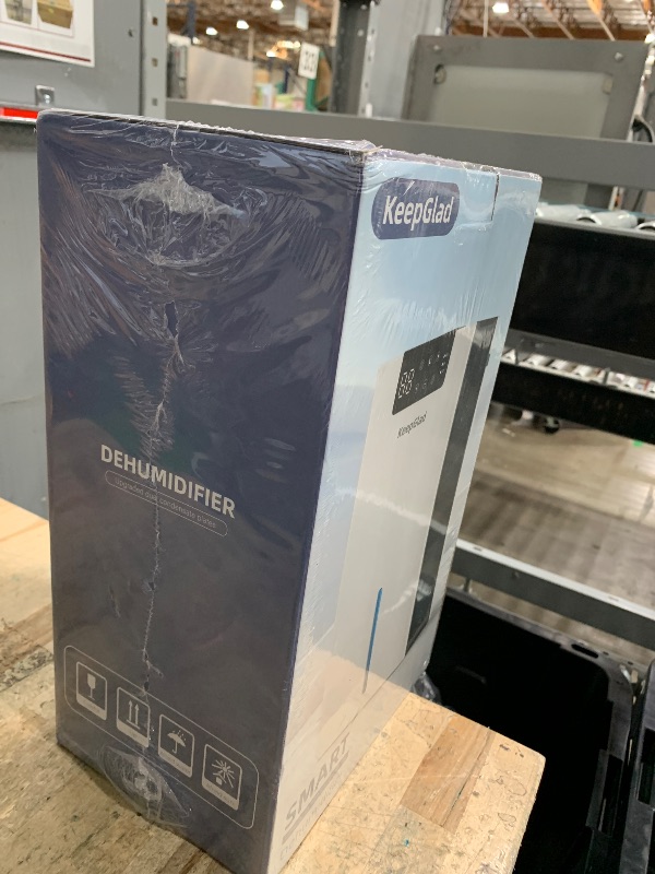 Photo 1 of *BRAND NEW* KeepGlad Dehumidifier, 98OZ Dehumidifiers for Home(1000sq.ft), Humidity Display Dehumidifier for Basement Bathroom Bedroom, Auto Shut Off, Washable Filter, Drain Hose, Timer, 7 Ambient Lights, Gray