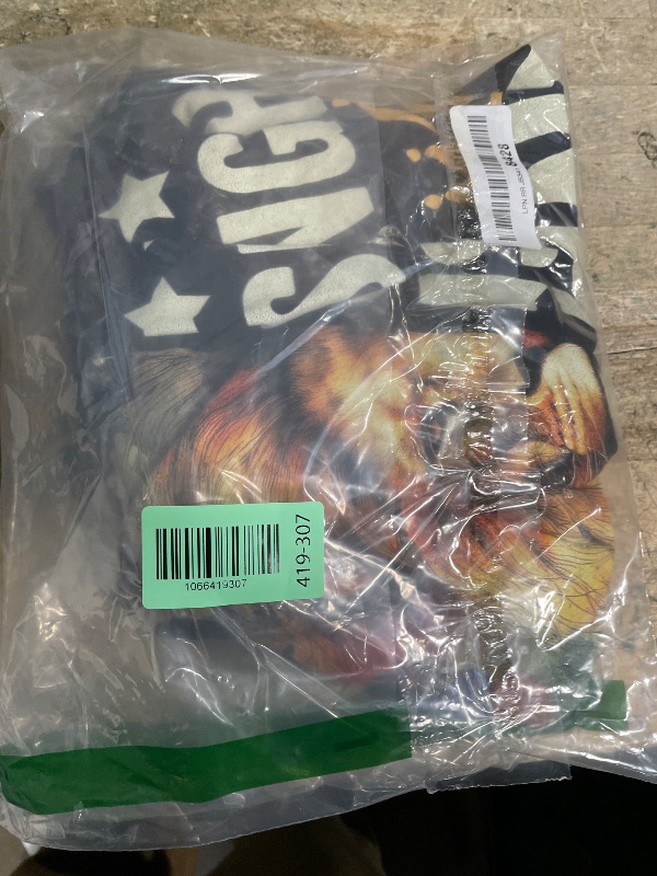 Photo 1 of **BLACK, NOT PURPLE SHIRT** Lion Punjabi Pride Religious Sikh Faith Indian Singh Is King T-Shirt - Large