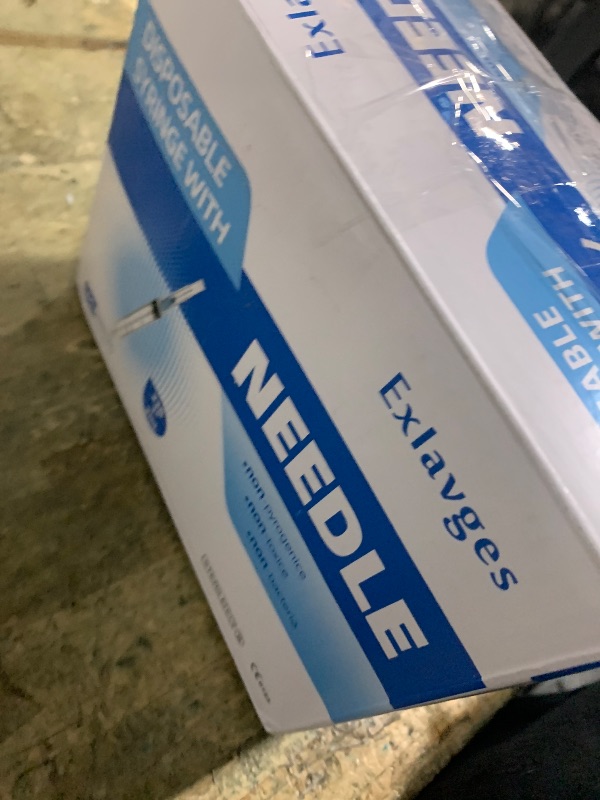 Photo 1 of 100 Pack Disposable 3ml/cc Lab Syringes with 23Ga 1 Inch Needle Luer Lock, Individually Sealed Packed