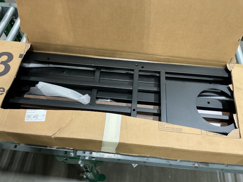 Photo 1 of *MISSING PARTS*
Bellemave Queen Loft Bed with Desk and Storage Basket, Metal Queen Loft Bed Frame with guardrail and Clock,and Charging Port for Adults, Kids, Teens, Black