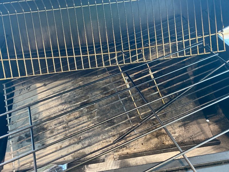 Photo 1 of **MAJOR DAMAGE**
Royal Gourmet CC1830SC Charcoal Grill Offset Smoker with Cover, 811 Square Inches, Black, Outdoor Camping