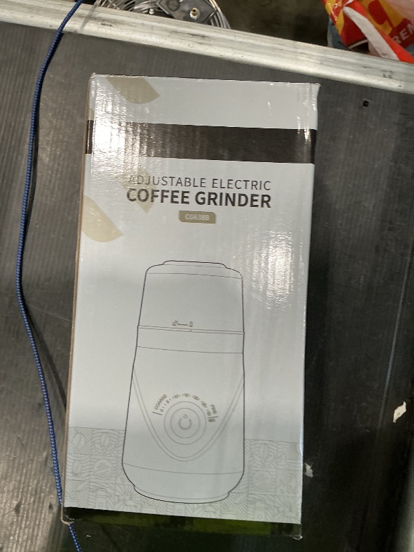Photo 1 of **Missing parts** SHARDOR Electric Super Silent Blade Coffee Grinder, Timed Grind Control Rotary Knob, Adjustable Coarse to Fine for Coffee Beans, Spices & Herbs, with 1 Removable Stainless Steel Bowl, Brown