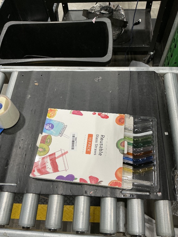 Photo 1 of 10 Pcs Reusable Wavy Colorful Glass Straws,9''x8 mm Shatter Resistant Cute Drinking Straws with 2 Cleaner Brush for Beverages,Coffee,Juice,Cocktail,Teas