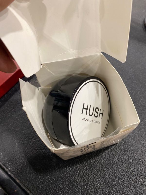 Photo 1 of *MINOR DAMAGE - USED*
Hush Foundation for Mature Skin – Warm Tone CC Cream Air Cushion, Full Coverage Long-Lasting BB Cream Foundation with Mushroom Head Applicator, Natural Radiant Finish for Light to Medium Complexions