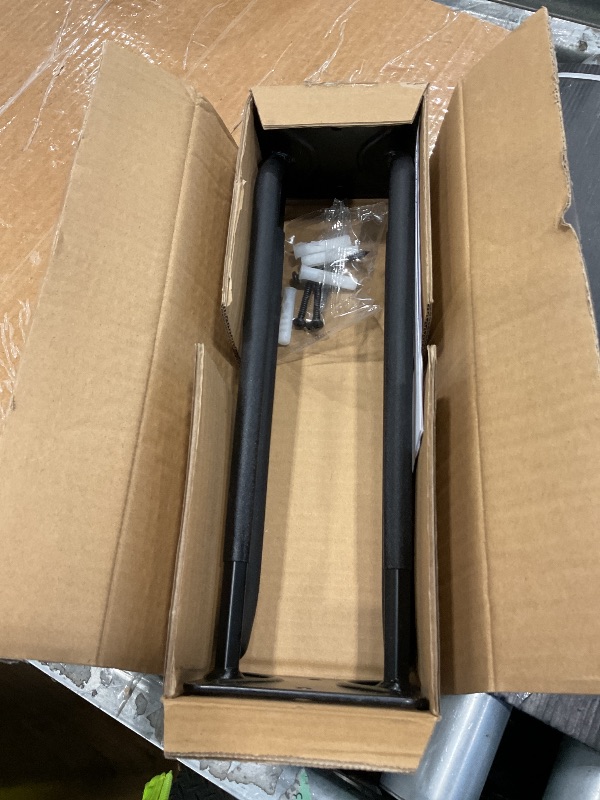 Photo 1 of ***MISSING PIECES*** Wallmaster Wall Mount Garage Hooks, 2Pcs Heavy Duty Long Utility Storage Hooks for Hanging Tire, Chair, Ladder, Garden Tools, Strollers and More