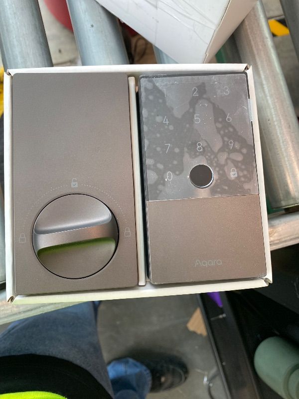 Photo 1 of *UNTESTED*
Aqara Smart Lock U100, Fingerprint Keyless Entry Door Lock with Apple Home Key, Touchscreen Keypad, Bluetooth Electronic Deadbolt, IP65 Weatherproof, Supports Apple HomeKit, Alexa, Google, IFTTT, Gray