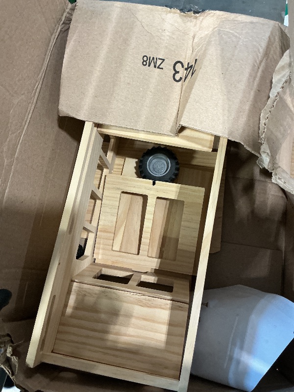 Photo 1 of *MISSING PARTS*
Car for Tonies Box Shelf Storage with 35Pcs DIY Adhesive Metal Plate, Rolling Display & Storage Car for Toniebox 1/2 Player Tonies Figures Characters for Children, Playable Toy Car Gift for Children