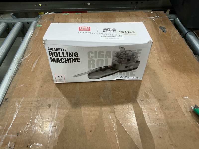 Photo 1 of *MISSING PARTS UNKNOWN*
Automatic Rolling Machine Electric Cigarette Injector Machine for Tubes King/Regular/Slim 100s Cigarette and Pre Roll Cones Cigarette Injector Roller Machine (Black)