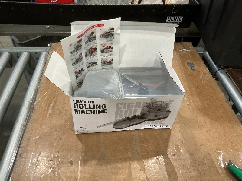 Photo 1 of *MISSING PARTS UNKNOWN*
Automatic Rolling Machine Electric Cigarette Injector Machine for Tubes King/Regular/Slim 100s Cigarette and Pre Roll Cones Cigarette Injector Roller Machine (Black)