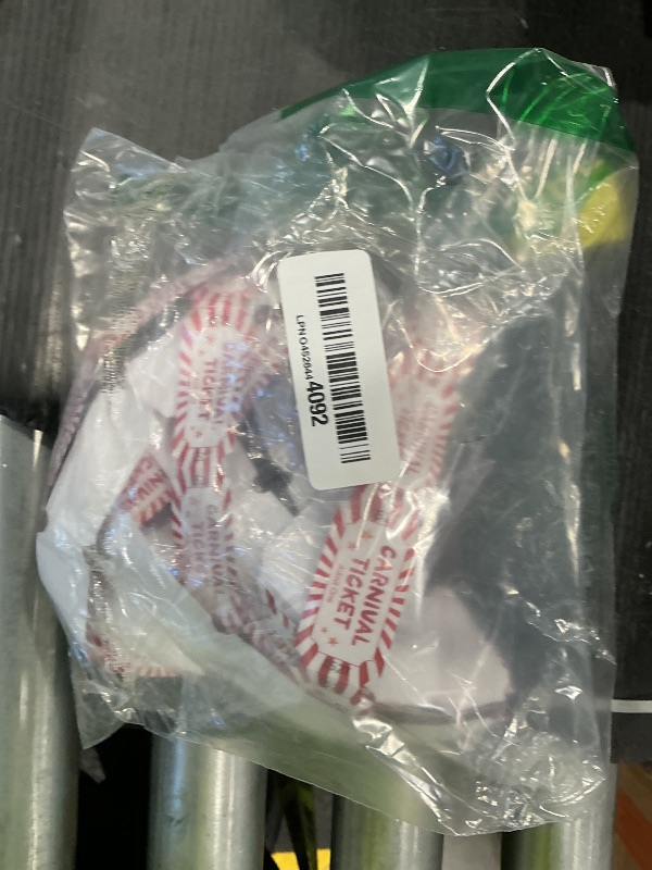 Photo 1 of 1000 Pieces Carnival Roll Tickets Raffle Tickets Single Roll Carnival Party Tickets Carnival Theme Party Decorations for Carnival Party (Raffle Tickets, 1000 Pcs)