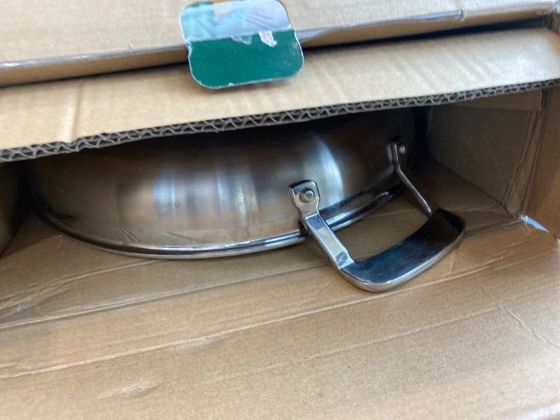 Photo 1 of ***MISSING LID*** Cuisinart MCP22-30HCN Multiclad Pro Triple Ply 12-Inch Handle and Cover, Non-stick Skillet w/Helper