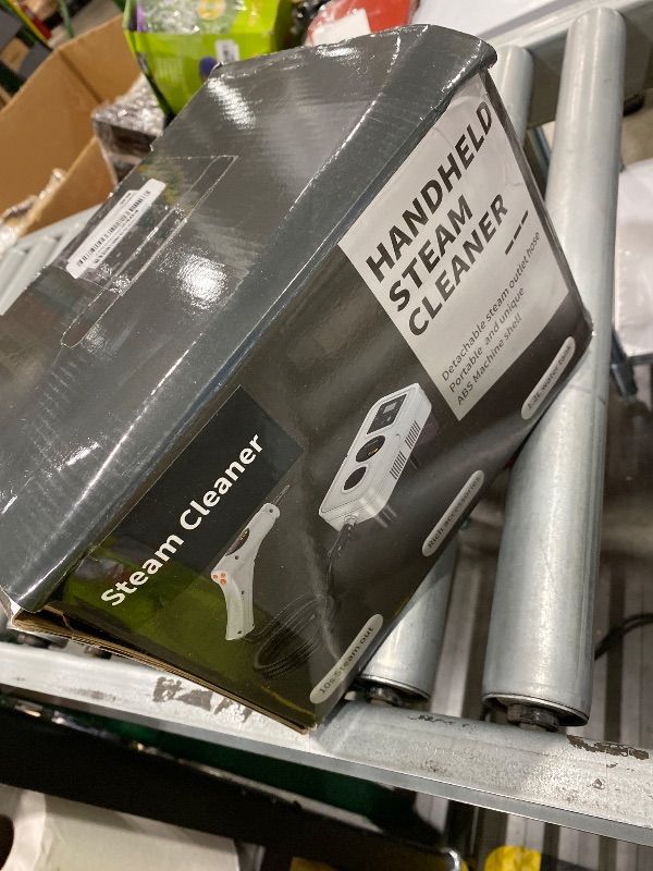 Photo 1 of *UNTESTED*
Portable Steam Cleaner Handheld Steam Cleaner High Pressure Steamer for Deep cleaning 1200ML Steam Cleaning Machine for Home Use With 6 Brushes Cleaning for Couch Auto Floor (White)