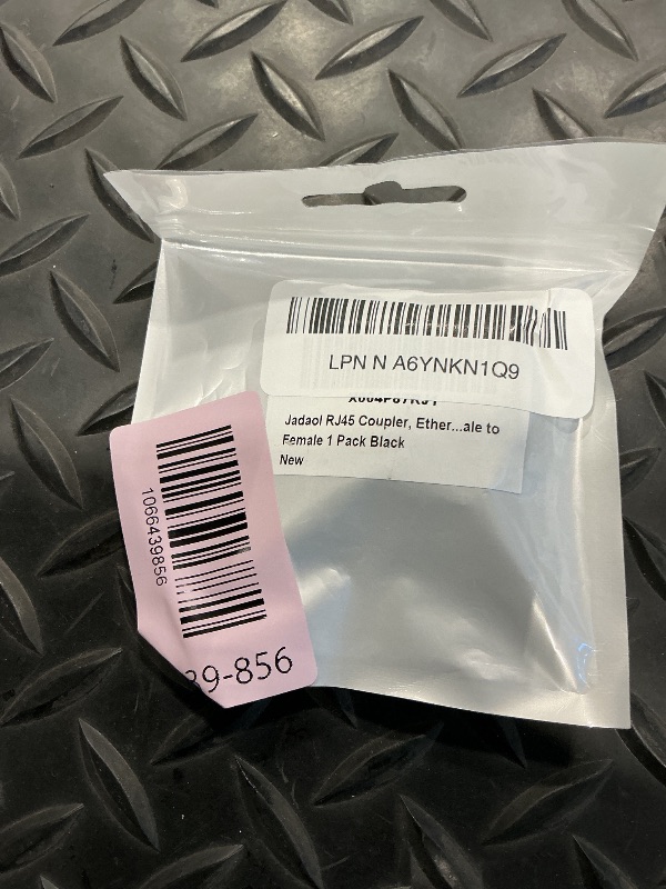 Photo 1 of ***ONLY ONE*** Jadaol [UL Listed] RJ45 Coupler 10Gbps Shielded, Gold-Plated Contacts, Aluminum Alloy Inline Ethernet Extender, PoE Supported Female-to-Female Adapter for Cat8/Cat7/Cat6a/Cat6 Cables, 3-Pack Black