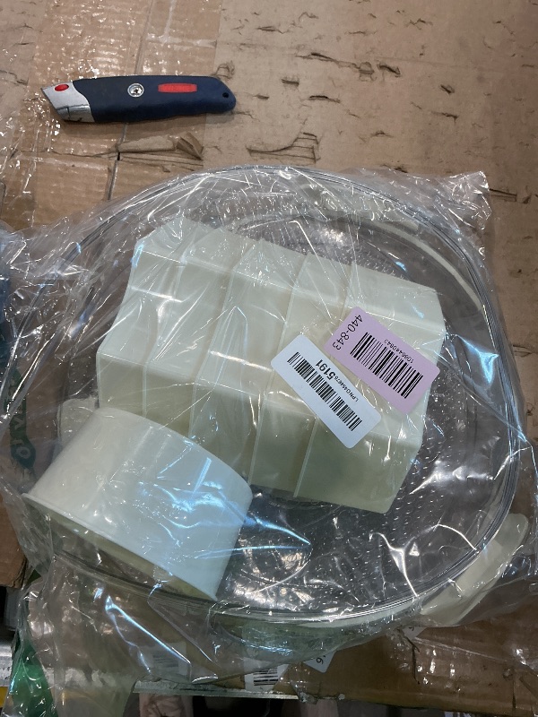 Photo 1 of **MAJOR DAMAGE**
Aurylixis Snackle Box Container, Divided Serving Tray with Lid and Handle for Chips and Dip, Fruits, Veggie, Snackle Box for Thanksgiving and Christmas Party, Entertaining