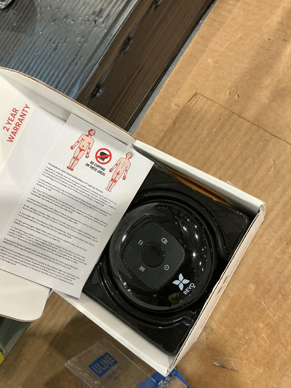 Photo 1 of *UNTESTED*
REVO The Original 4-in-1 Smart Cupping Therapy Massager, Red Light Therapy for Targeted Pain Relief, Knots, Aches, Muscle Soreness, Circulation & Tighter Skin, Portable Cupping Kit