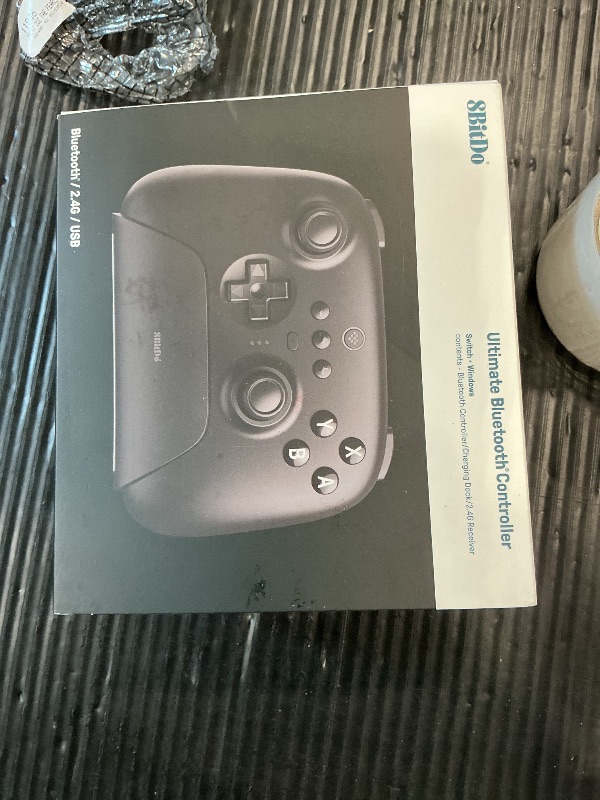Photo 1 of ** SOLD AS IS NO RETURN/REFUNDS**
Nargos 8Bitdo Ultimate Bluetooth Controller with Charging Dock for Switch/Switch 2, Steam Deck & PC Windows, 2.4G Wireless Pro Gamepad with Back Buttons, Hall Effect Joysticks (Black)