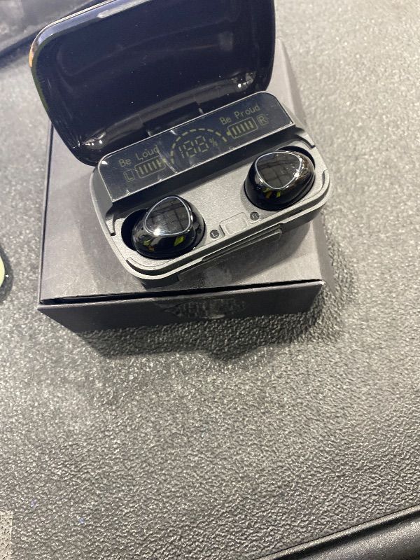 Photo 1 of **NO CHARGER**DCBCODGAL Wireless Earbuds, Earphones Bluetooth 5.3, Touch Control Noise Reduction Headphones for Work/Sport,HiFi Digital LED Display Charging Case, IP7 Waterproof Mini Ear Buds