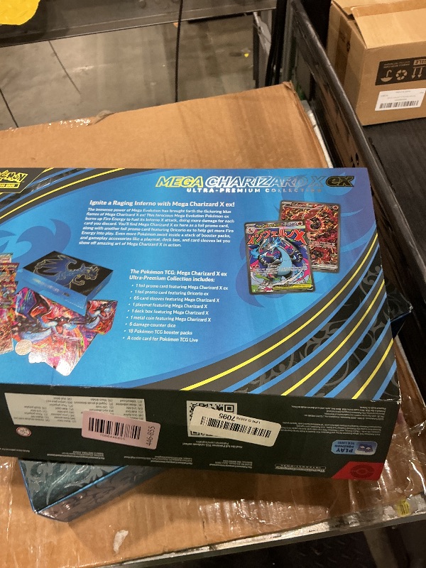 Photo 1 of *MISSING PARTS - See Clerk Notes*
Pokémon TCG: Mega Charizard X ex Ultra-Premium Collection