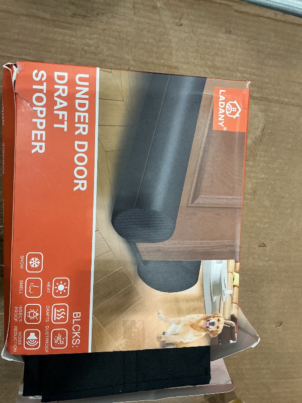 Photo 1 of (2 Pack) Under Door Draft Stopper, Draft Stopper for Bottom of Door, Adjustable 30-36 Inch Door Draft Blocker, Under Door Gap Filler, Easy Install Door Seal, Helps Reduce Drafts, Noise and Heat Loss