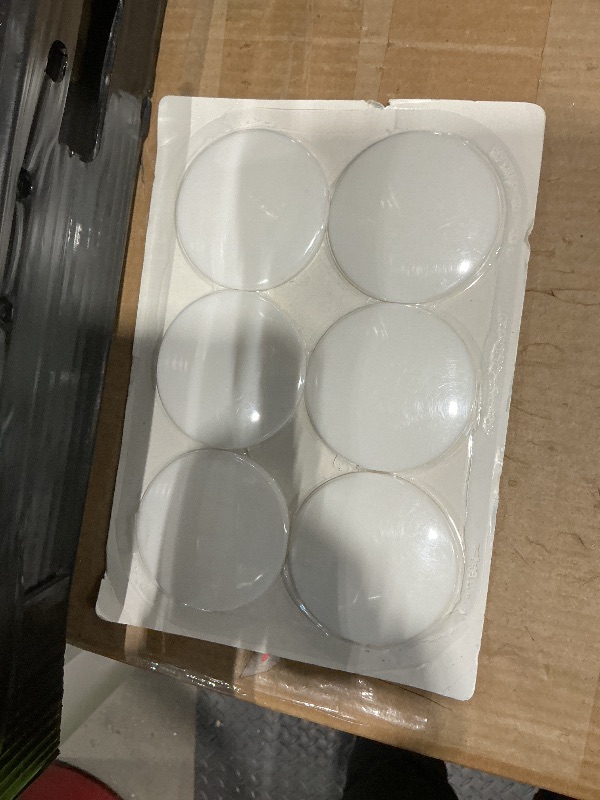 Photo 1 of [3.15"] Door Stoppers Wall Protector, 6 Pcs Large White Silicone Door Bumpers with Strong Thickened Adhesive,Shock Absorbent Door Knobs Wall Protectors to Cover up Damage and Protect Wall Surfaces