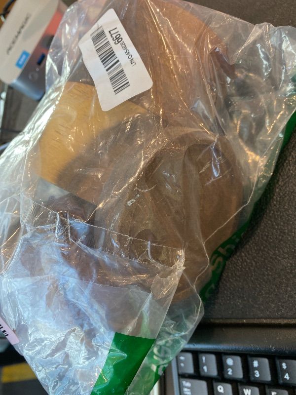 Photo 1 of *MINOR DAMAGE - USED*
Rachael Ray Pantryware Wood Salt Cellar Stacking Set / Wood Salt Box Stacking Set3 piece, Brown