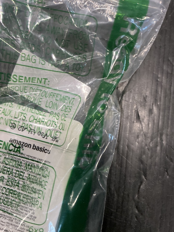 Photo 1 of **MISSED PARTS**
Amazon Basics microSDXC Memory Card with Full Size Adapter, A2, U3, Read Speed up to 100 MB/s, 128GB, Black