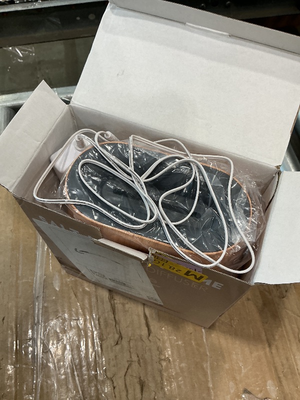 Photo 1 of *UNTESTED*
SALKING 2-in-1 Ultrasonic Essential Oil Diffuser & Himalayan Salt Lamp, Aromatherapy Diffuser Cool Mist Humidifier with Auto Off Function, 100% Pure Himalayan Pink Salt Rock, 150ml (Wooden Grain)