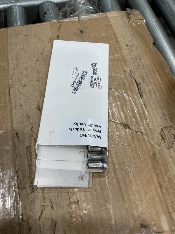 Photo 1 of ****FINAL SALE NOT RETURNS****
Demissle 4 Sets Clear Acrylic Wall Name Plate Holders Office Door Mount Name Plate Holder with Stainless Steel Standoff Screws for Office Home Store Restaurant (6 x 3 Inch)