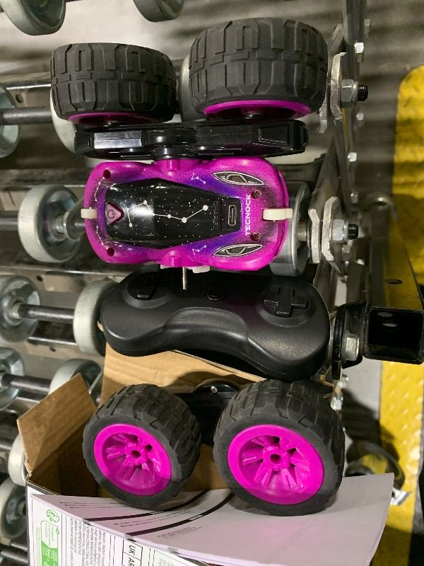 Photo 1 of ***NOT FUNCTIONAL, SELLING FOR PARTS, FINAL SALE***Tecnock Remote Control Car for Kids, 2.4GHz RC Cars with USB-C Easy Charging, 4WD Double Sided 360° Rotates and Flips RC Stunt Car, Toys Gift for Boys and Girls Ages 6-8, 8-12***NOT FUNCTIONAL, SELLING FO