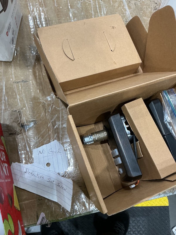 Photo 1 of *Untested*
Kwikset SmartCode 917 Keypad Keyless Entry Residential Electronic Lever Lock Deadbolt Alternative with Halifax Door Handle, SmartKey Security, Matte Black Contemporary