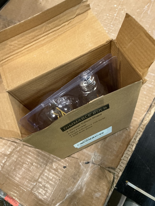 Photo 1 of ***MISSING REMOTE*** AIELIT Vintage Remote Control LED Edison Light Bulbs- E26 Standard Base- Dimmable 4Watt(40W Equivalent)- Adjustable Color Temperature (2700K- 5000K)- No App or Wi-Fi Required- Remote Included- 2 Pack