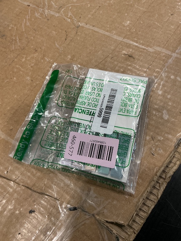 Photo 1 of [650 Sheets] Transparent, 3 Sizes Clear Sticky Notes Pads, Pastel Color Waterproof Self-Adhesive Translucent See Through Sticky Notes for Annotating Books,School & Office