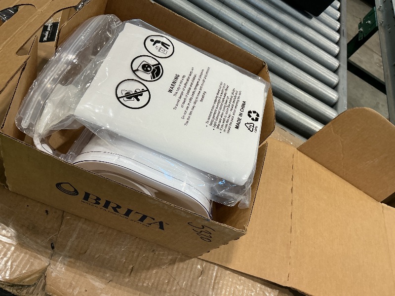 Photo 1 of *MINOR DAMAGE - USED*
Brita Large Water Filter Pitcher for Tap and Drinking Water, Includes 1 Standard Filter, BPA-Free, Lasts Two Months, 10-Cup Capacity, Bright White