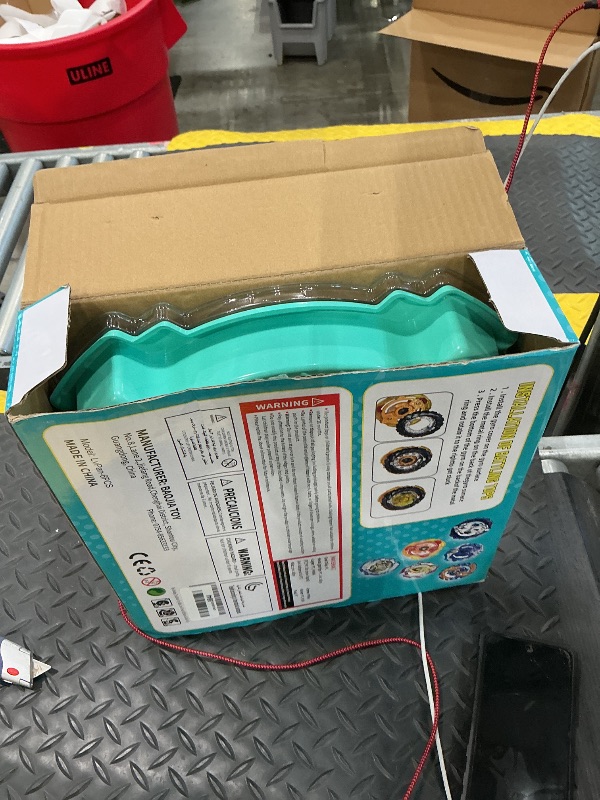 Photo 1 of **MISSING PARTS/check clerk comments**
COCOFOX Battling Top Burst Toy Set Game Complete Battle Game Set with Stadium, 6 Battling Tops and 2 Launchers, Toys for 6 Year Old Boys & Girls & Up (Amazon Exclusive) Green
