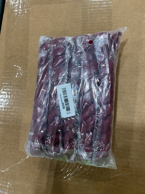 Photo 1 of 10 Pack Burgundy Cheesecloth Table Runner 6FT Boho Gauze Fabric Table Runner Vintage Rustic Sheer Runners for Wedding Party Bridal Baby Shower Long Table Decorations