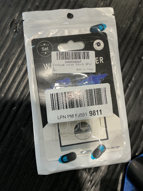 Photo 1 of [6 Pack] Webcam Cover Slide 0.027in Ultra Thin Web Camera Cover fits Laptop, Desktop, PC, Macboook Pro, iMac, Mac Mini, Computer, Smartphone,Protect Your Privacy and Security,Strong Adhensive-Black