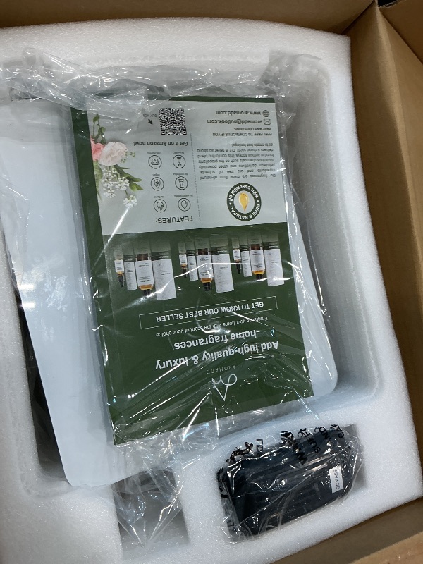Photo 1 of *UNTESTED*
2025 Upgraded 3500 Sq.Ft Smart Scent Machine - HVAC System, Whole House Aroma & Hotel Collection Diffuser, Waterless Essential Oil Diffuser for Home, Office, 600ML Capacity, Cold Air Tech (Black)