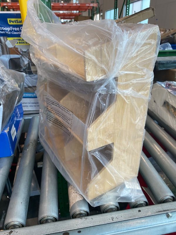 Photo 1 of *MINOR DAMAGE - USED*
Mind Reader Coffee Pod Condiment Station, Countertop Organizer, Kitchen, Rayon from Bamboo, 13" L x 6.25" W x 15.25" H, Brown