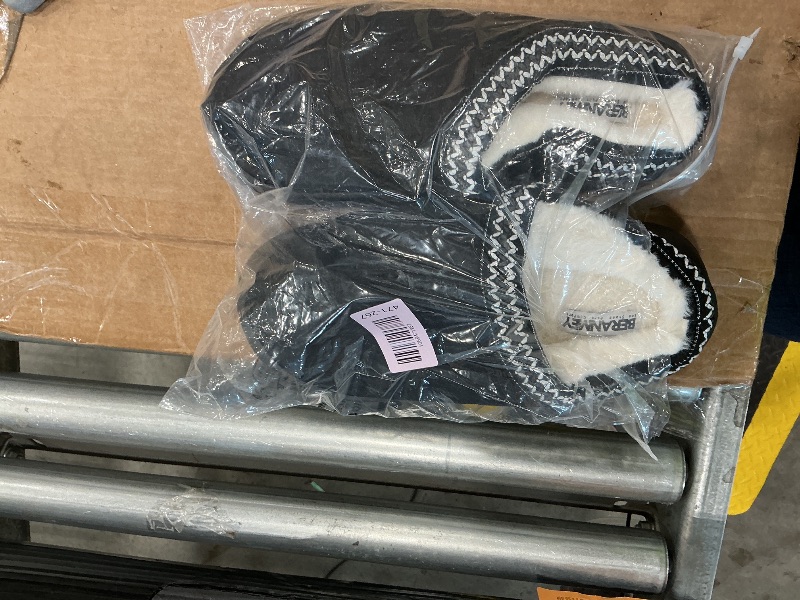 Photo 1 of **PARTIAL SET/check clerk comments**
BERANMEY Fuzzy Memory Foam Slippers for Women Men Cozy Platform House Shoes with Anti-Slip Sole Warm Plush Lined Non-Slip Indoor Outdoor Short Ankle Slippers