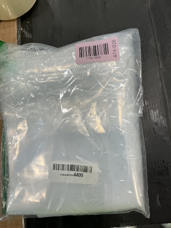 Photo 1 of 100 Count 2 Gallon Zip Storage Bags 13"×15", Reclosable Food Grade 2mil Plastic Zipper Bags for Storage, Packing and Shipping