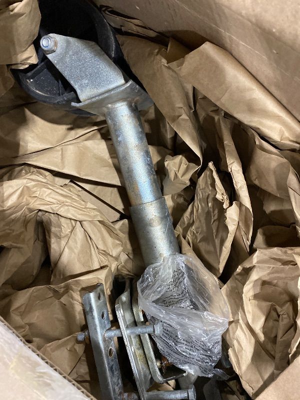 Photo 1 of **MAJOR DAMAGE**
Fulton XPD15L0101 Swivel Marine Trailer Tongue Jack, Dual Wheel - 1,500 lbs. Lift Capacity, Sidewind, Bolt-On Side Mount, 12 Inch Travel