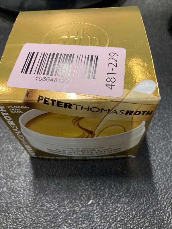 Photo 1 of ++1 PCS++Peter Thomas Roth | 24K Gold Firming Hydra-Gel Eye Patches | Gold-Infused Eye Mask Patches for Fine Lines, Crow's Feet and Dark Circles