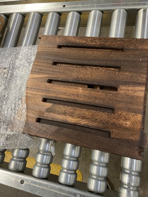 Photo 1 of ***DAMAGED*** Wifi Box Charcoal Retro Wood Router Boxs and Modem Storage Box, Double-Layer Wooden Wifi Box Hider No Signal Blocking Router Cabinet Wood (M)