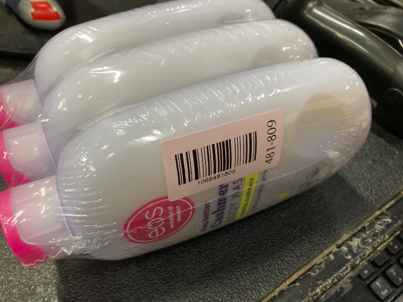 Photo 1 of  3 PCS eos Cashmere Body Wash – Vanilla Cashmere, Moisturizing Body Wash, Creamy Gel Formula, with Shea Butter, Glycerin, Vitamin E, pH Balanced, Sensitive Skin, Vegan, 16 fl oz